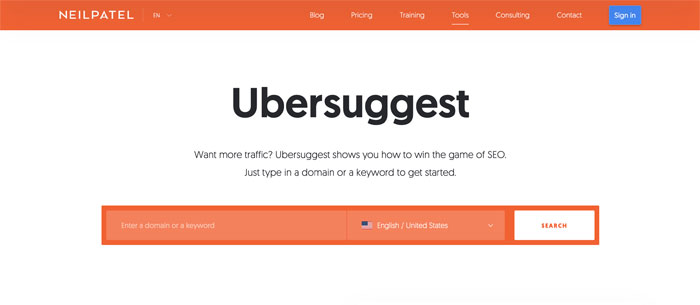 ubersuggest