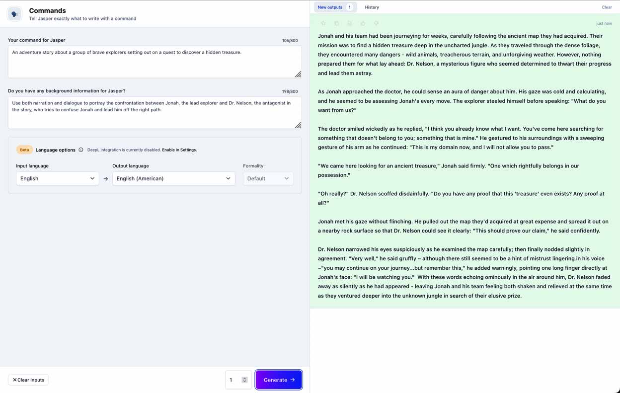 AI story writing tool to write compelling stories